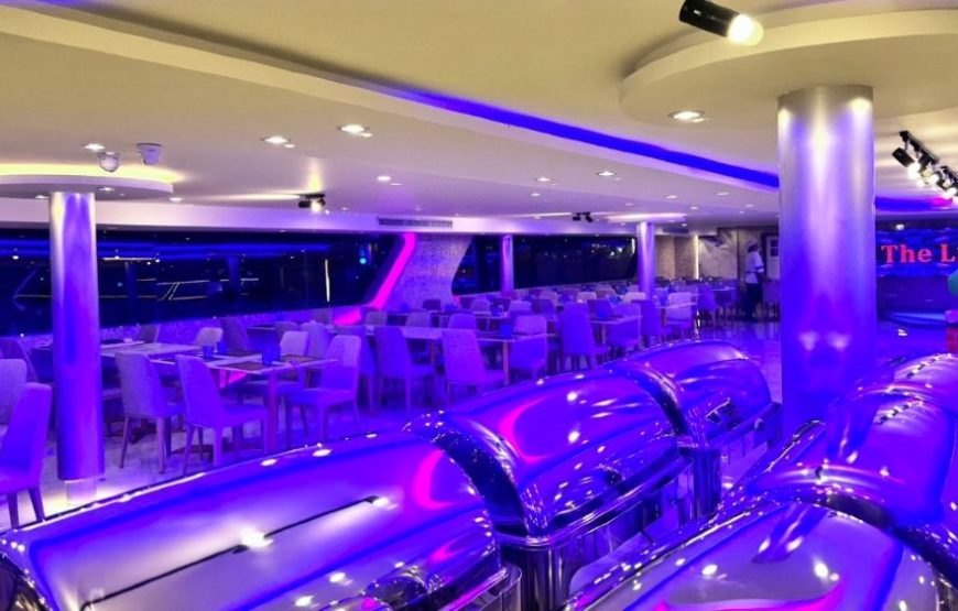 The Luxury White Dinner Cruise New Boat Departs from ICONSIAM Pier Bangkok