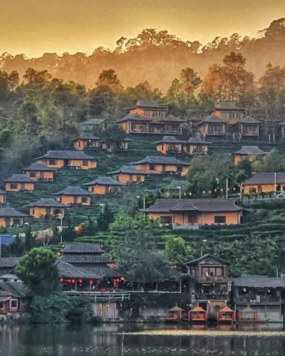 Explore Ban Rak Thai village At Ban Rak Thai, Mae Hong Son